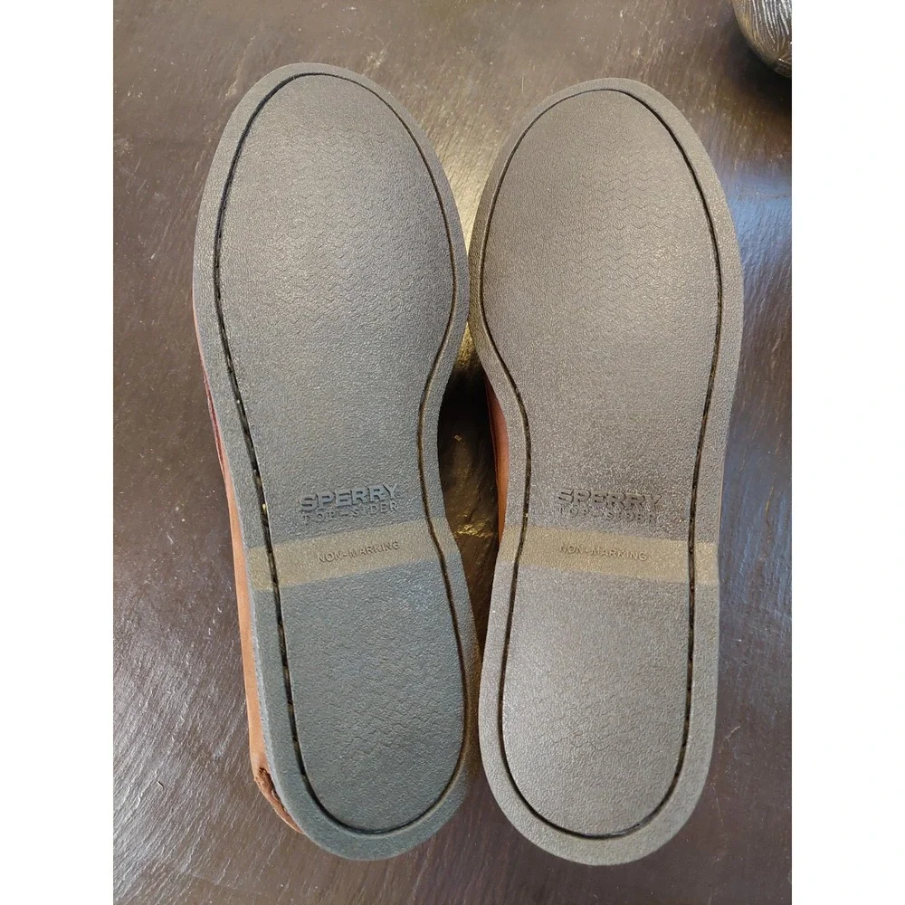 Sperry Mens Top Sider AO 2-Eye Moc Toe Boat Deck Shoes Brown Nubuck Sz 11.5 NEW!